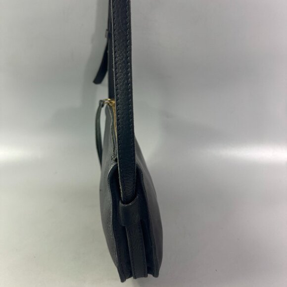 Madewell Simple Black Leather Slim Crossbody Bag - Picture 5 of 15